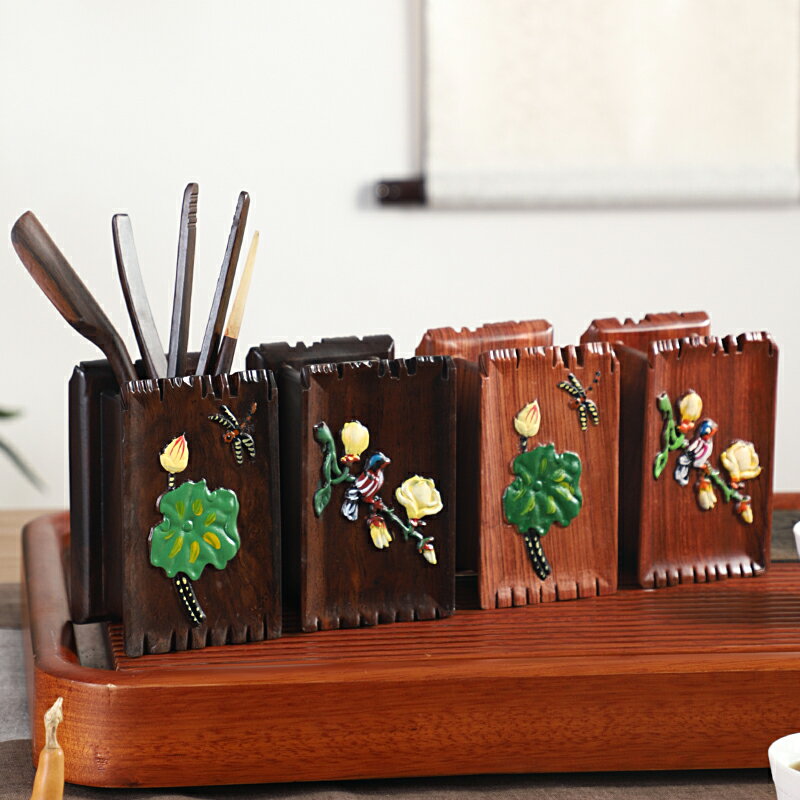 六君子套裝功夫茶道茶具6君子泡茶工具大全茶具配件茶刀茶夾6君子 2