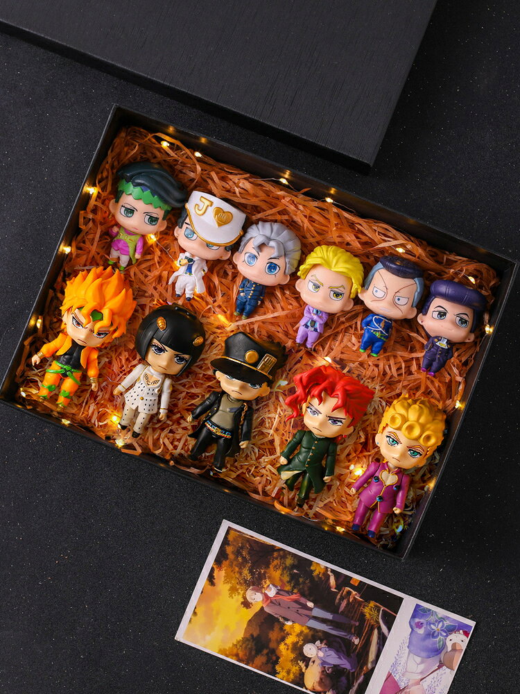 新品優惠！！！jojo的奇妙冒險手辦空條承太郎迪奧模型擺件全套盲盒公仔生日禮物