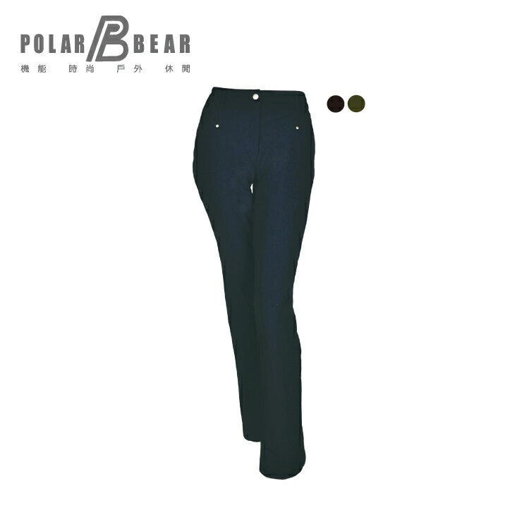 【POLAR BEAR】女平面彈性抗UV長褲
