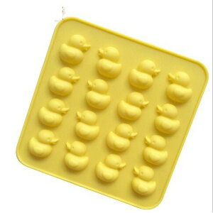 【嚴選&現貨】16連小鴨可愛造型矽膠模 蛋糕矽膠模 巧克力模 餅乾模 果凍模 手工皂模 烘焙工具(顏色隨機)