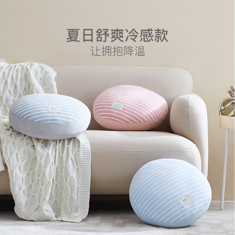 臺灣公司貨/可開票 抱枕 靠枕 枕頭 軟萌柔彈日式蓬軟可愛抱枕親膚馬卡龍床頭靠枕陪睡神器