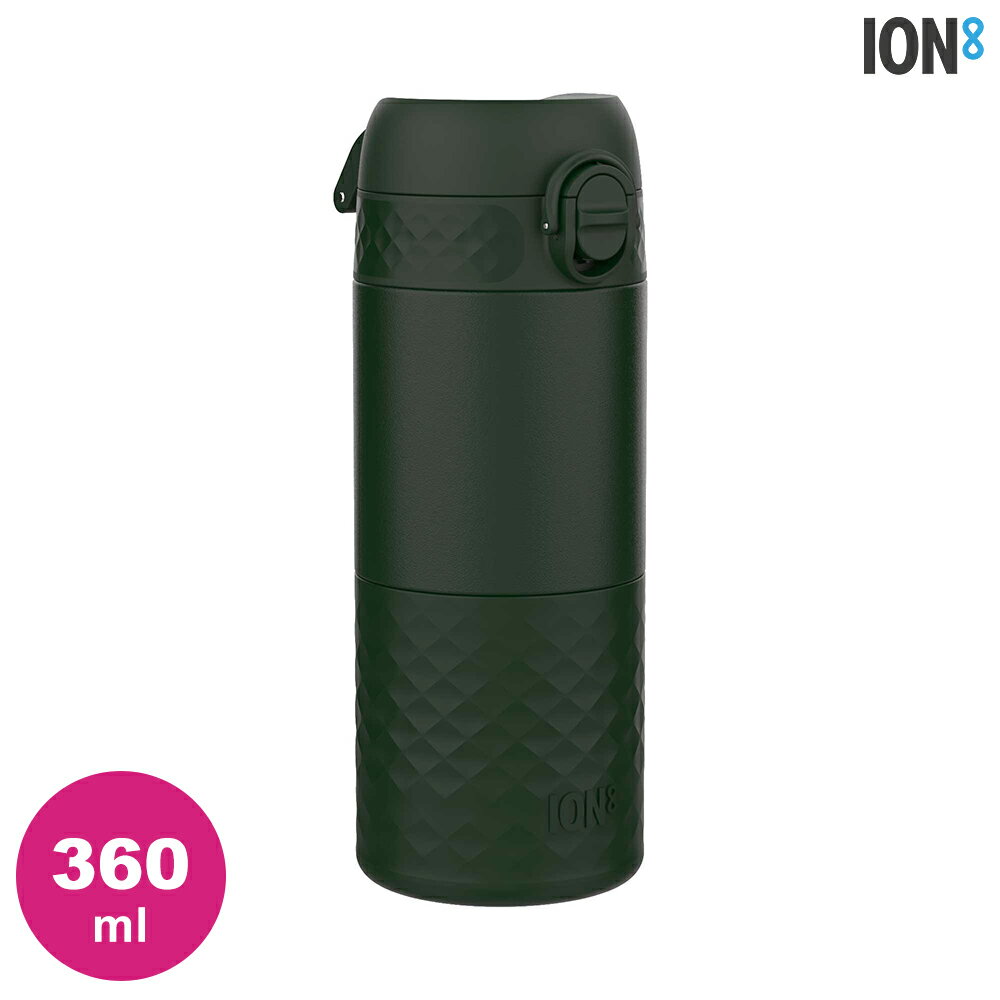 ION8 Mug Insulated Steel 保溫水壺I8HS360 / Dark Green深綠 (收納扣環) 360ml