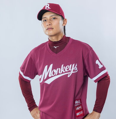 Monkeys洞洞短袖-紅