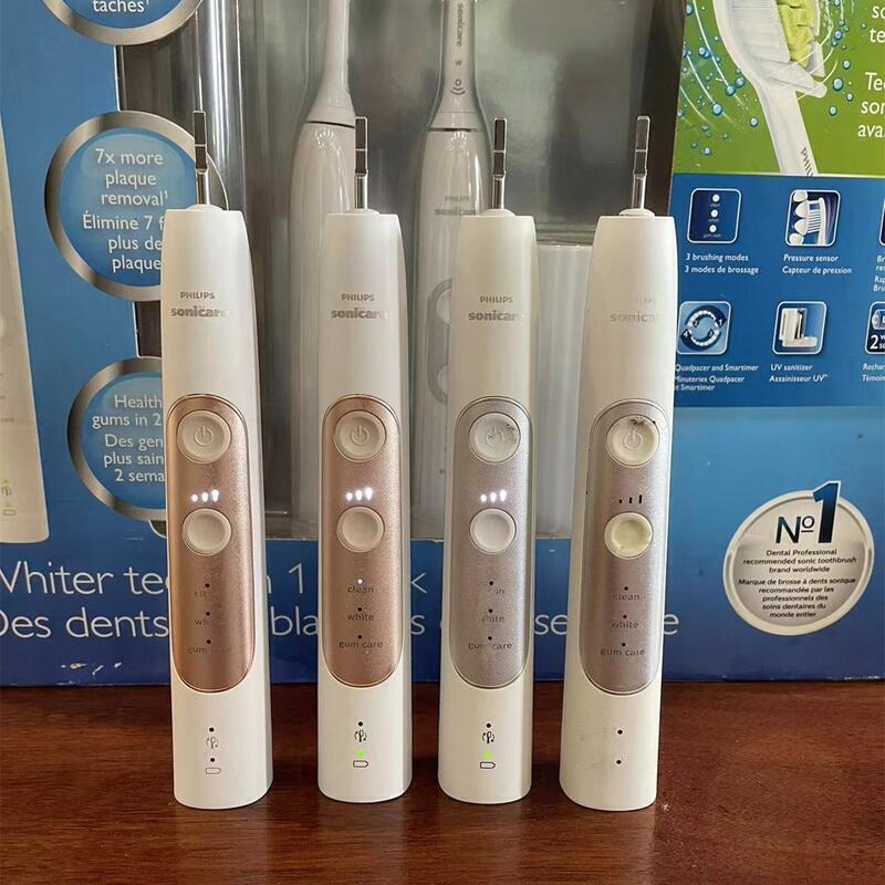 瑕疵飛利浦聲波電動牙刷HX69306980HX751磁懸除牙菌斑美白