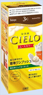 【 ホーユー 】 Cielo 泡沫染髮劑 3C 焦糖棕色【27組】髮色/適合白髮  日本必買 | 日本樂天熱銷