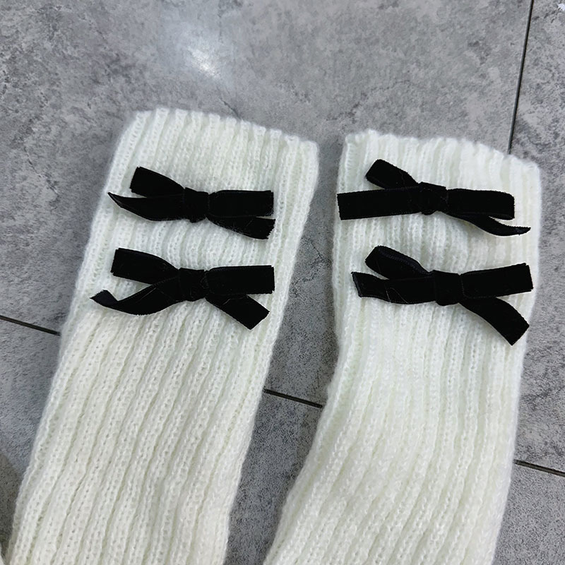 ANNAS 韓國蝴蝶結襪套 堆堆襪 泡泡襪 小蝴蝶結 襪子 百搭 性感 芭蕾舞鞋 7