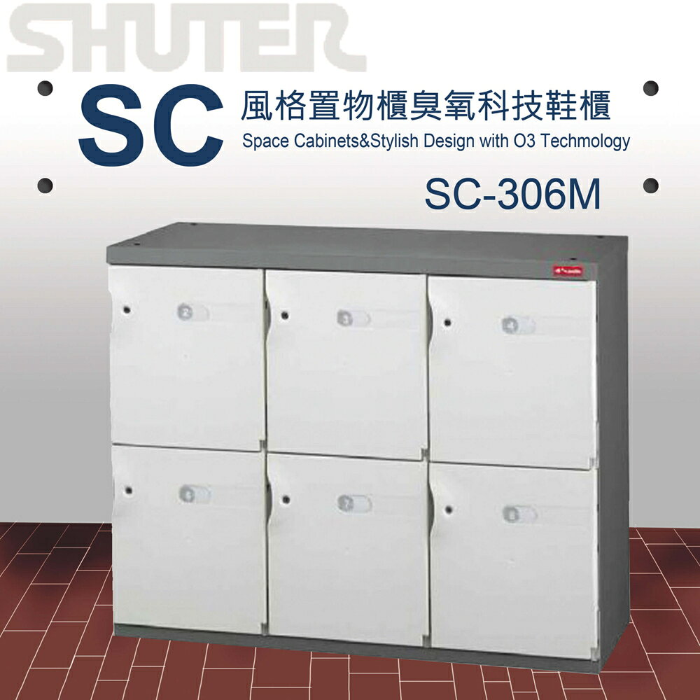 【量販 2臺】樹德 SC風格置物櫃/臭氧科技鞋櫃 SC-306M/收納/櫃子/書櫃/置物箱/鞋架/保險櫃/鎖櫃