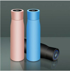 新款UVC紫外線殺菌保溫杯LED顯示溫度提醒喝水智慧保溫杯