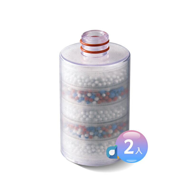 (2支入)賀眾牌 MF-543CASC-2維生素C 替換濾芯 UP-26奈米晶透美肌沐浴用專用 大大淨水