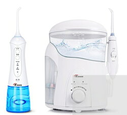 【EMMAS】外出居家沖牙機2件組 EE-55&EE-60