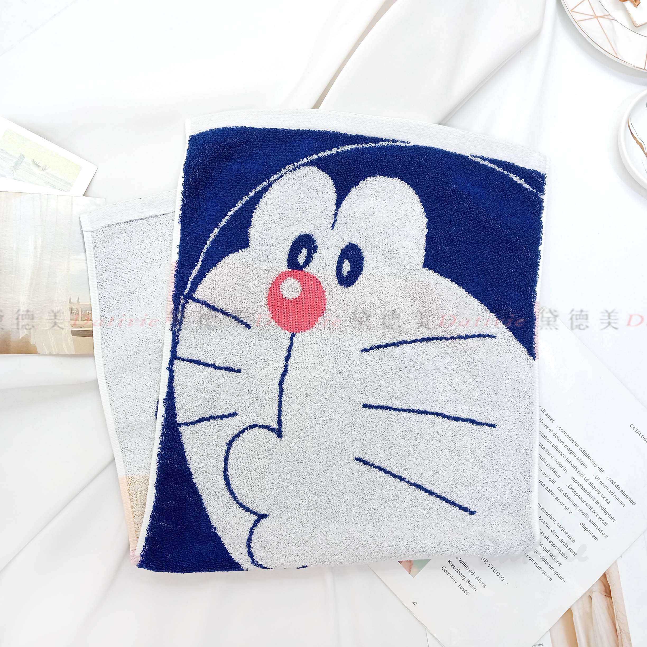 純棉毛巾 34x75cm-哆啦A夢 DORAEMON 三麗鷗 Sanrio 日本進口正版授權