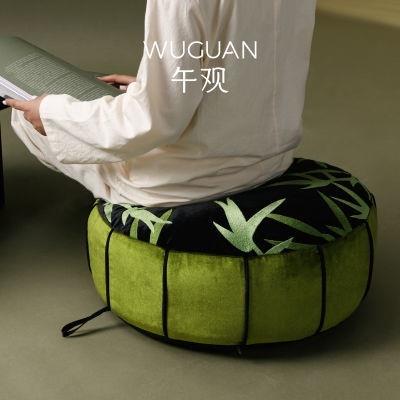 特惠/店長優選 【免費開票 榻榻米坐墊】 午觀竹鏡坐墩可拆洗家用地毯蒲團新中式刺繡立體懶人沙發露臺腳墩 懶人沙發 懶人坐墊新店開業 全館八折起 售後保障