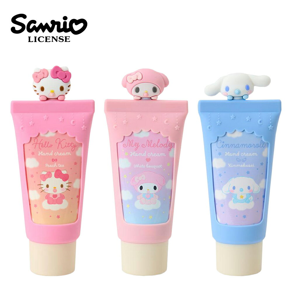 【日本正版】三麗鷗 保濕護手霜 30g 護手乳 護手霜 手部保養 凱蒂貓 美樂蒂 大耳狗 SANRIO