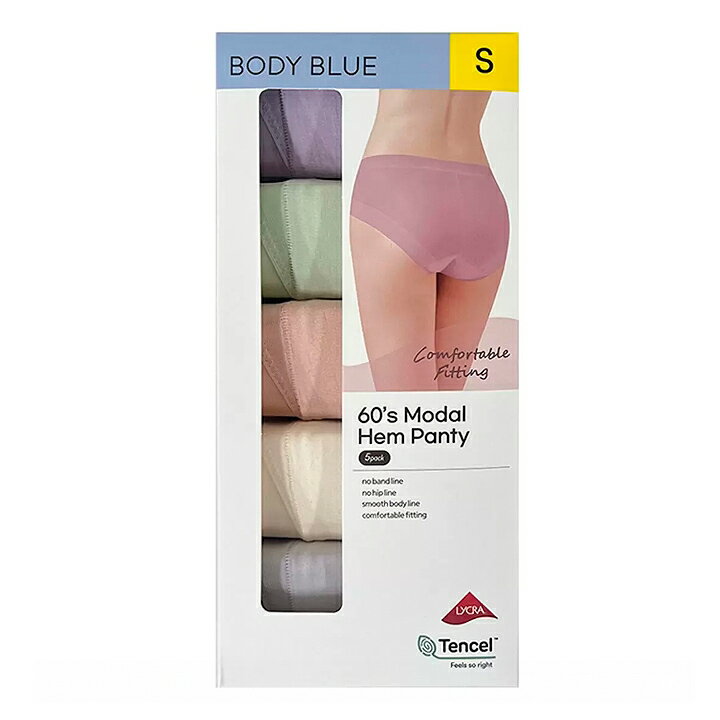 [COSCO代購5] C591389 Body Blue 女無痕內褲5入組 紫色組合