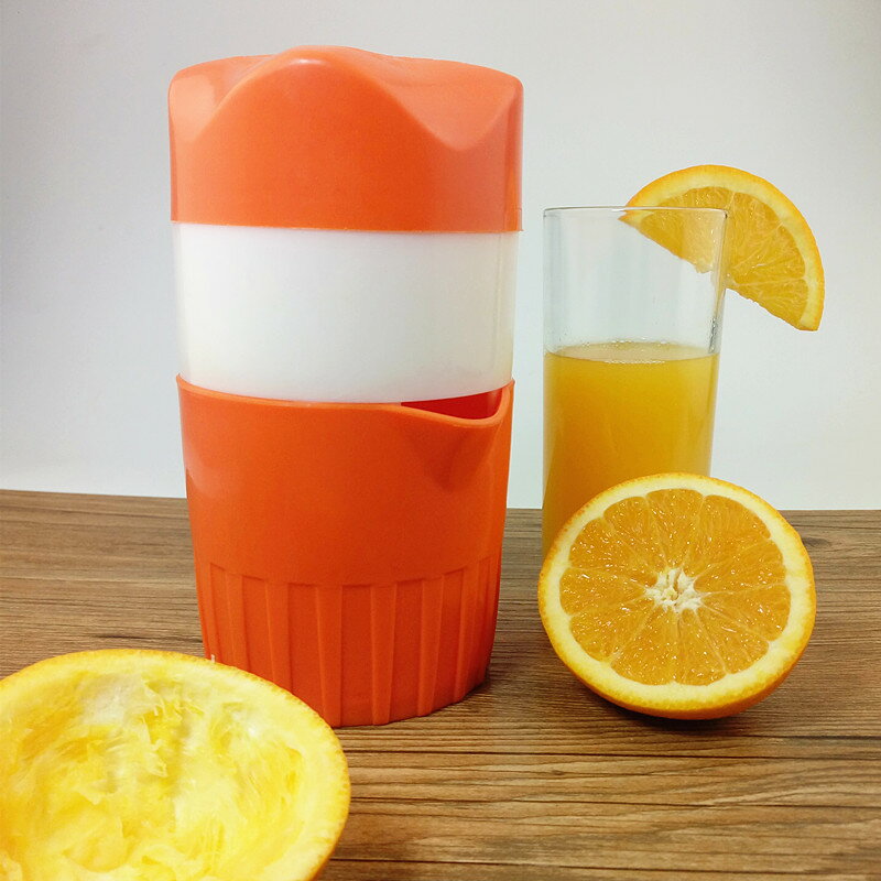 橙子榨汁杯家用手工擠壓檸檬水果汁神器學生手動迷你嬰兒壓原汁機1入
