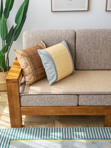 夏季夏天款涼席竹席紅木沙發墊新中式實木客廳坐墊子冰絲防滑涼墊