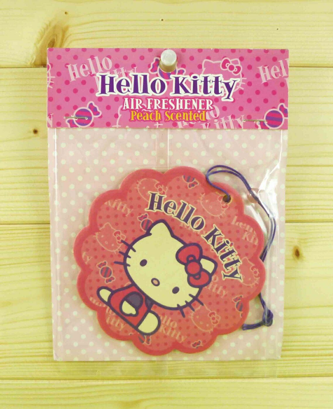 【震撼精品百貨】Hello Kitty 凱蒂貓 造型芳香片-側坐造型【共1款】 震撼日式精品百貨