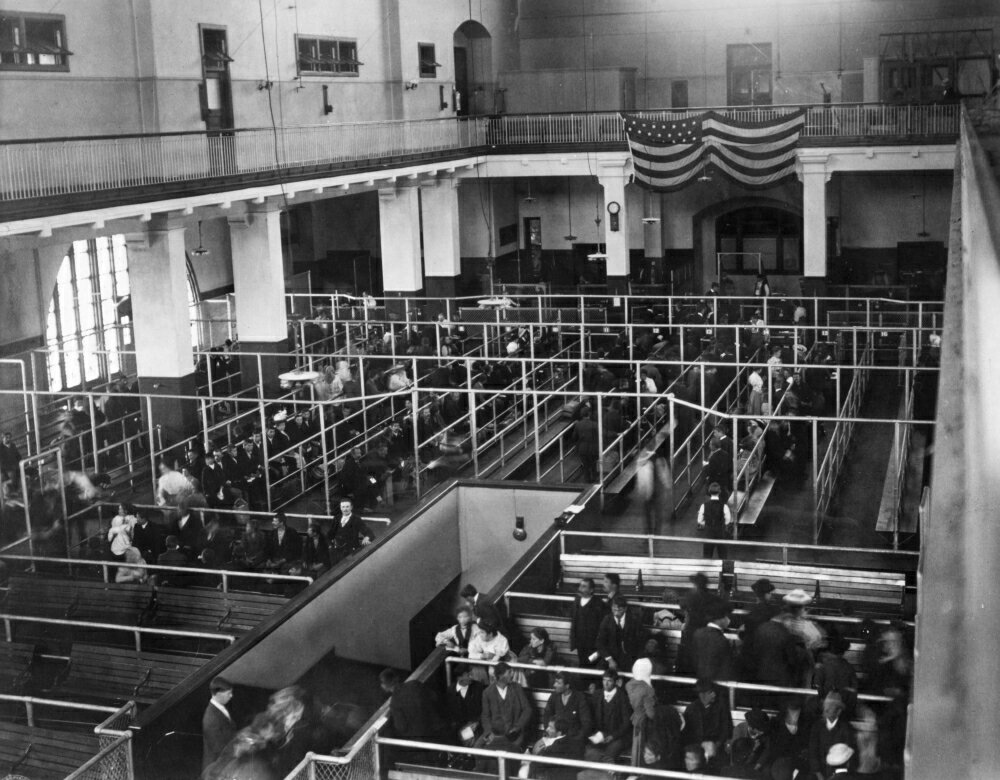 Posterazzi: Ellis Island ImmigrantsNimmigrants Waiting To Be Processed ...