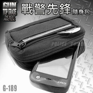 【露營趣】GUN G-189 mini隨身小物袋 多功能mini隨身包 小腰包 帆布包 零錢包 休閒包 手拿包
