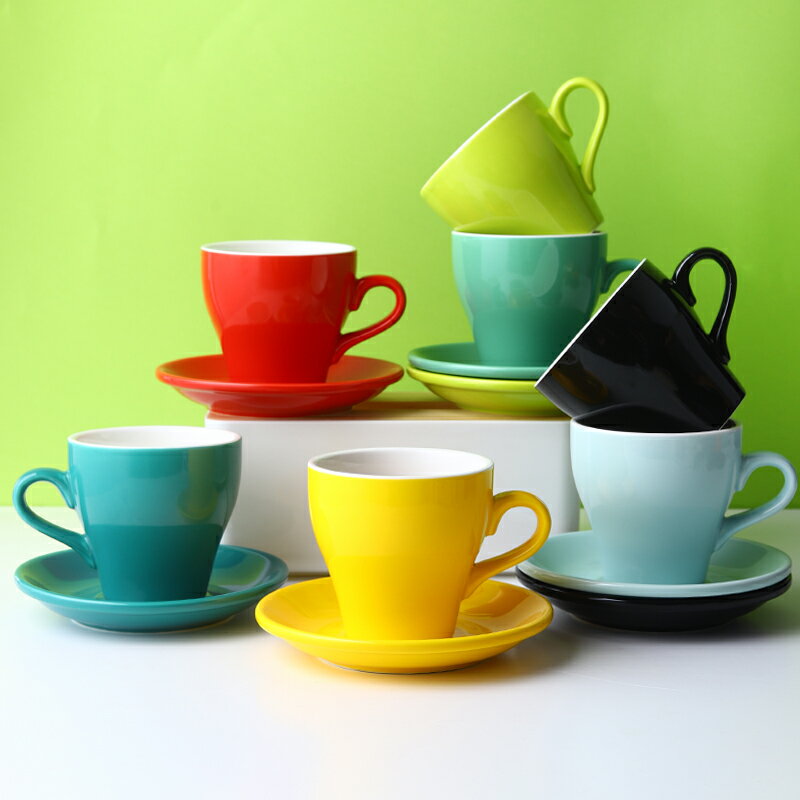 咖啡杯碟歐式小奢華陶瓷家用美式簡約意式紅茶杯英式下午茶杯套裝