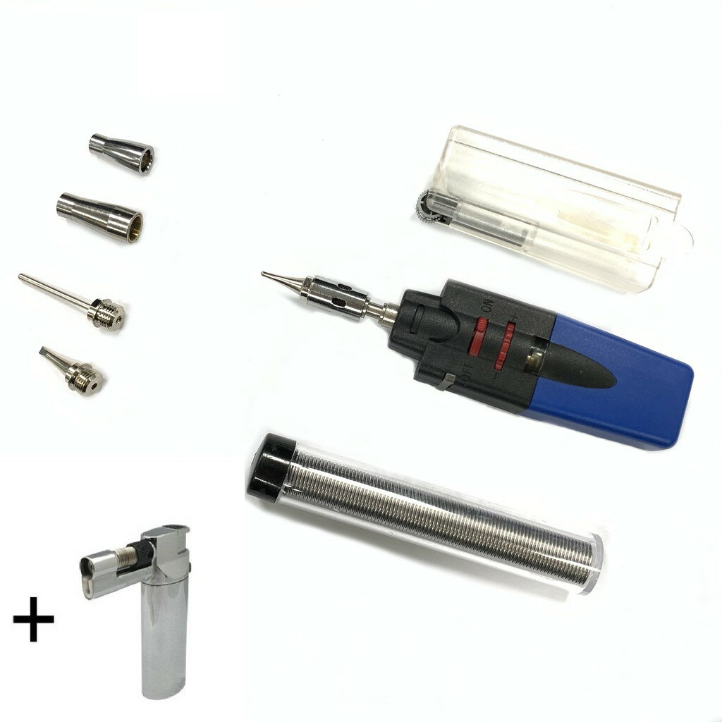 多功能 高級烙鐵筆豪華組 DIY 用途珠寶製作 熱縮套管 專業電路板維修 學生實驗 送精美打火機