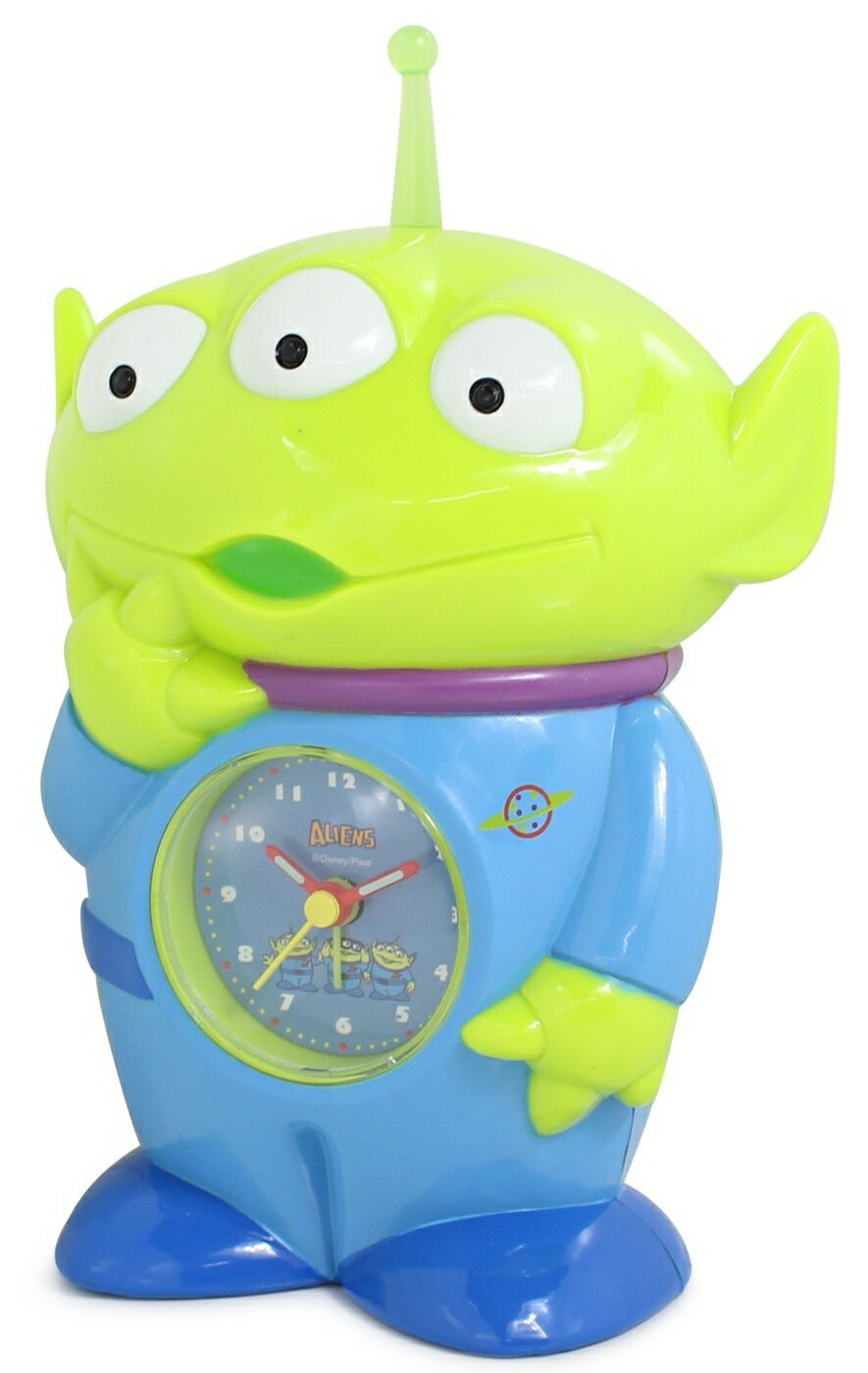日本 迪士尼 Pixar 皮克斯 玩具總動員 三眼怪 雷射槍聲音 鬧鐘【小福部屋】 1