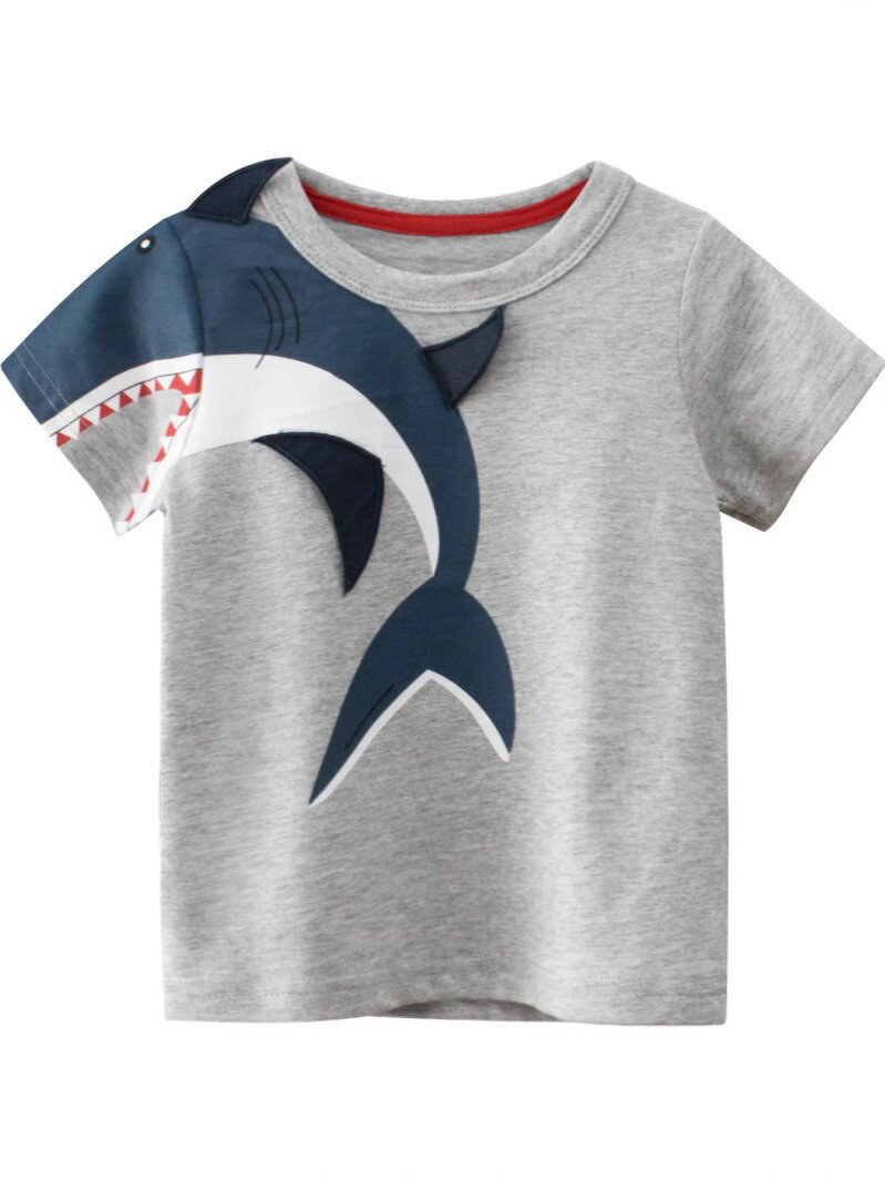 Baby童衣 夏季男童短袖T-Shirt 短袖圓領上衣 兒童短T恤 韓版百搭上衣 89127