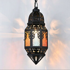 漫咖啡吊燈東南亞摩洛哥特吊燈美式復古鐵藝個性吊燈餐廳過道陽臺
