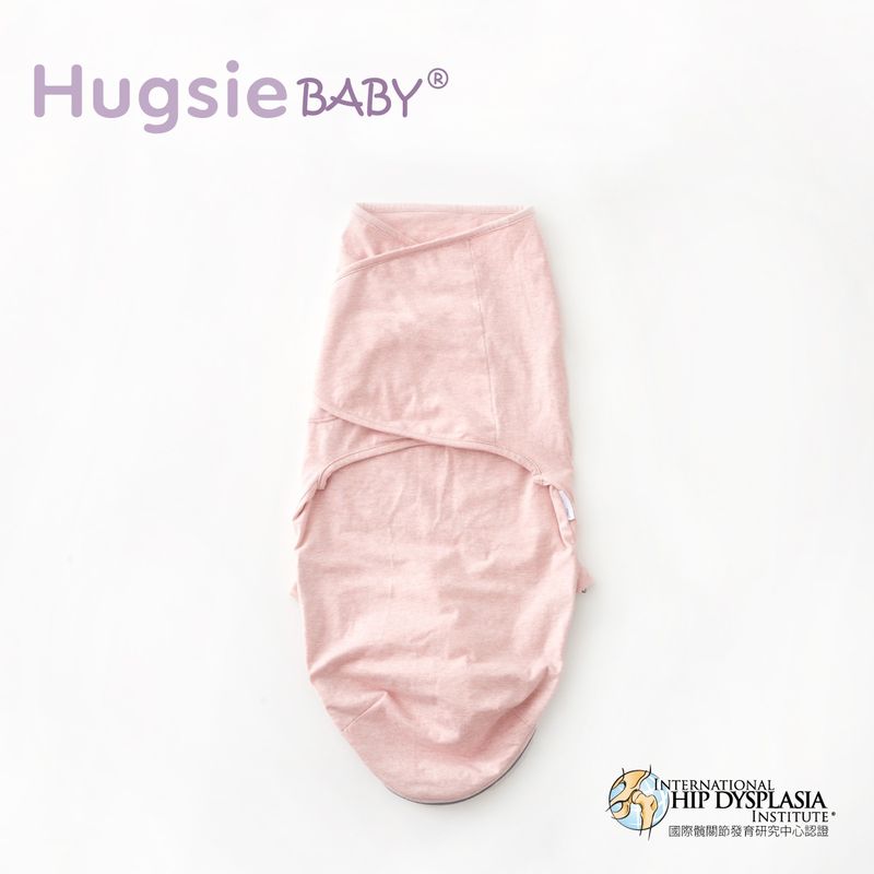 Hugsie BABY 靜音袋鼠包巾(麻灰/天藍/粉紅)★衛立兒生活館★ 3