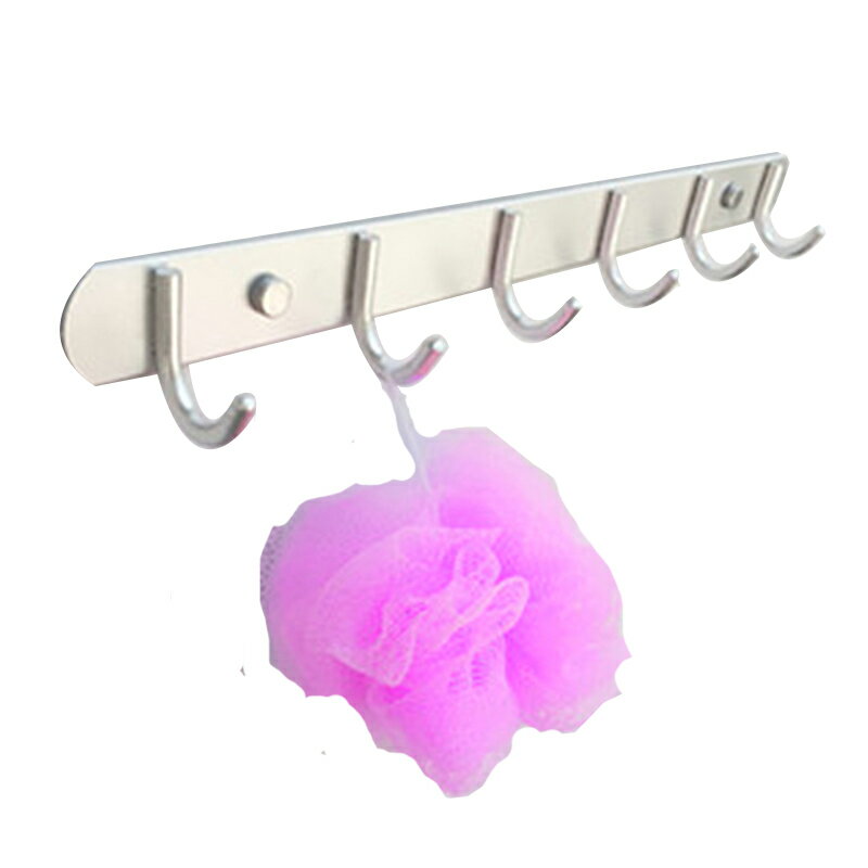 太空鋁衣鉤掛鉤 廚房衣服雙用掛鉤毛巾鋁排勾 實心加厚掛衣勾包郵 3