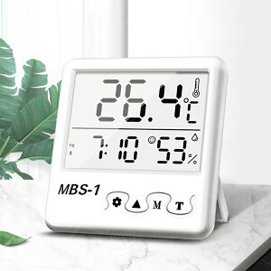 多功能溫濕度萬年曆鬧鐘 多規格 測量精準 溫度計 溼度計 年月日時鐘 電子鐘 數位鐘 床頭鐘【ZB0109】《約翰家庭百貨