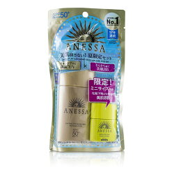 Shiseido 資生堂 Anessa 安耐曬組合: 安耐曬金鑽高效防曬露 小金瓶 SPF50+ PA+++ 60ml + 安耐曬高效運動型BB霜 7.5ml 2pcs