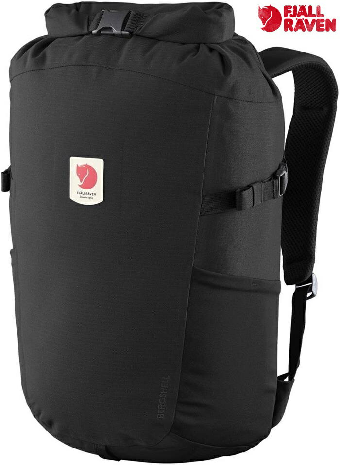 Fjallraven 北極狐 Ulvo Rolltop 23 筆電背包/15吋筆電包 捲收式開口 23311 550 黑