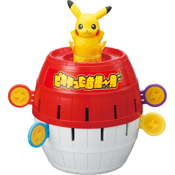 【Fun心玩】PC86955 麗嬰 TAKARA TOMY 皮卡丘 危機一發 桌遊 玩具 派對 海盜桶 生日 禮物