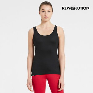 【Rewoolution】 23 女RAINBOW 140g背心(黑色) 羊毛衣 背心 登山必備 吸濕排汗| WU50195
