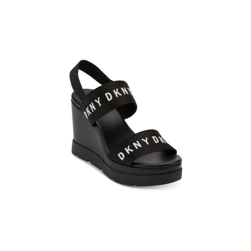 UPC 603222000553 product image for DKNY Womens Cati Fabric Open Toe Casual Slingback Sandals | upcitemdb.com