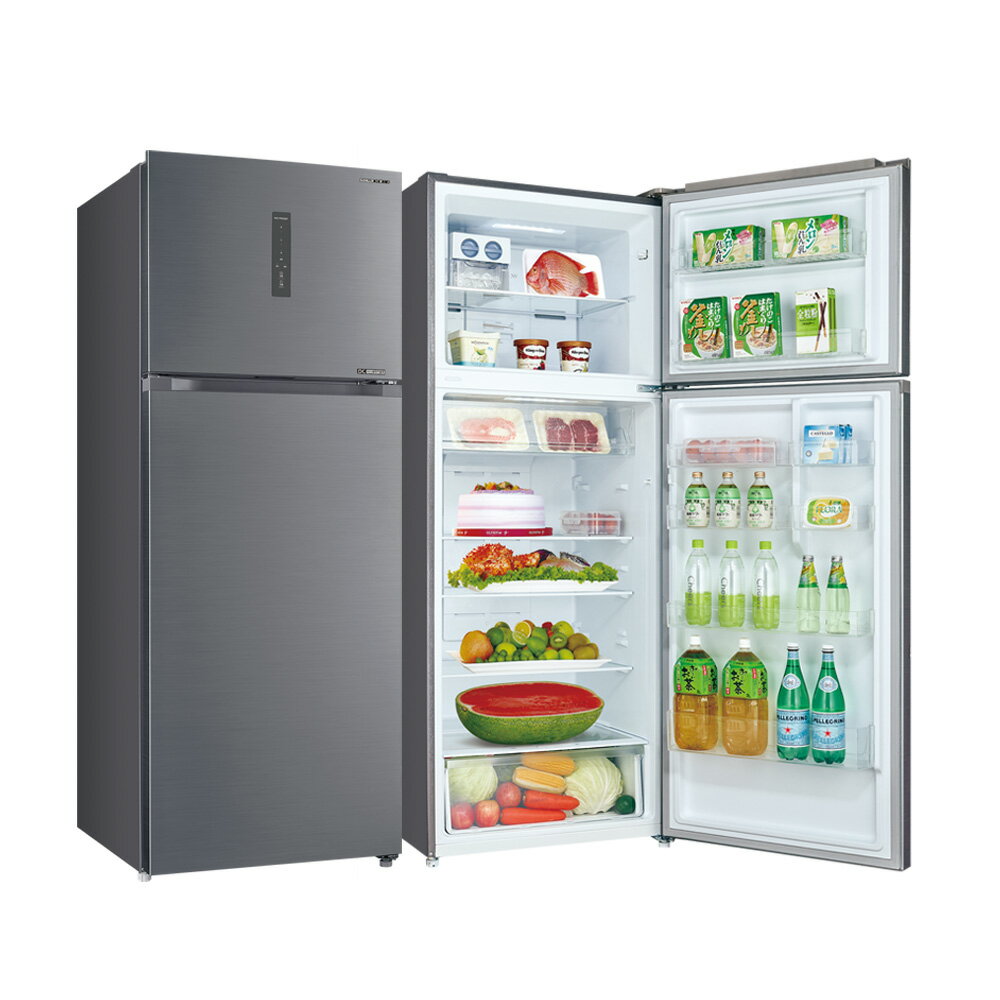 SANLUX台灣三洋 490公升 一級能效 變頻雙門冰箱 /台 SR-V490B【APP滿額下單10%點數(單一帳號最高5000點)】1/31止