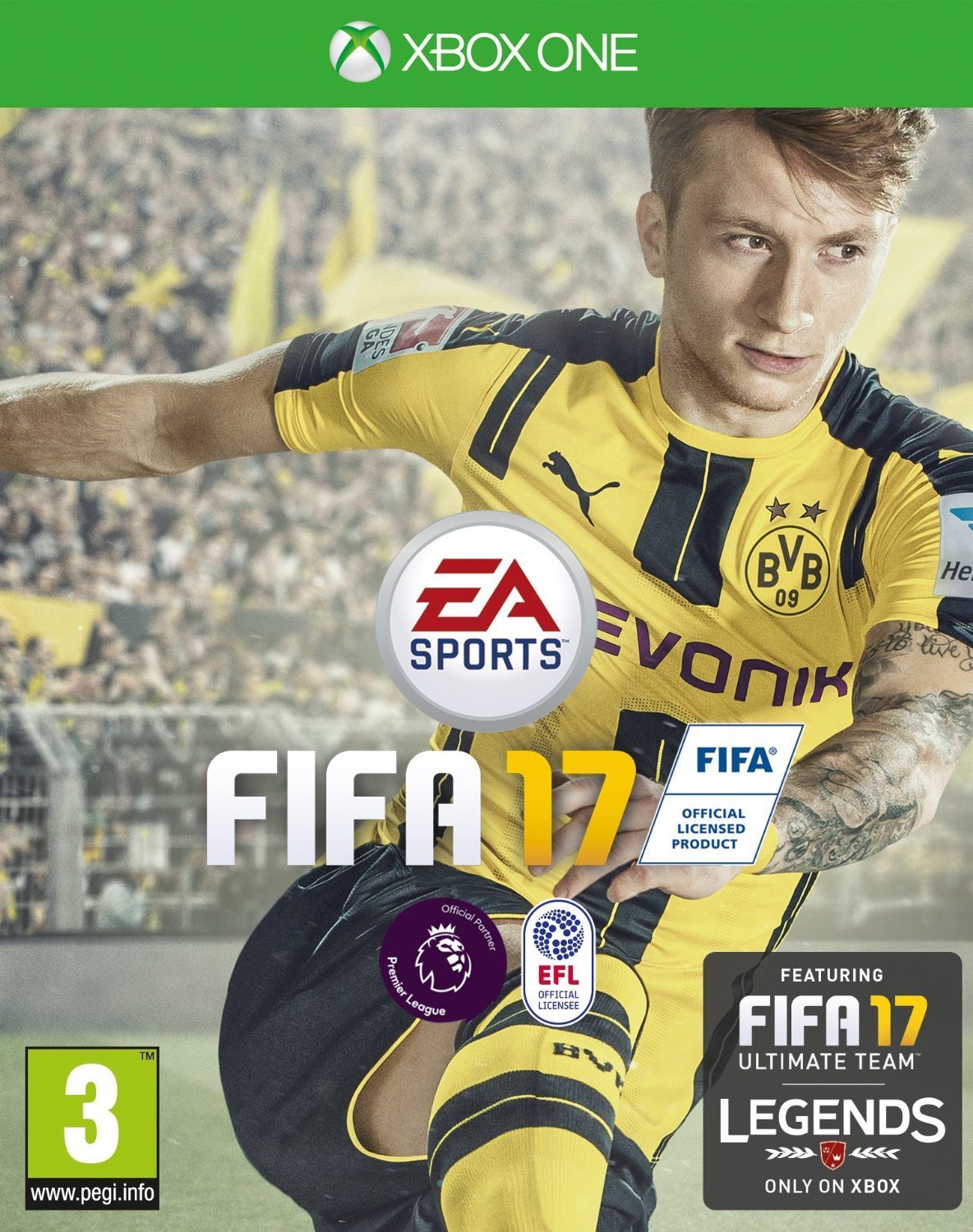 國際足盟大賽XBOX FIFA 17 遊戲片