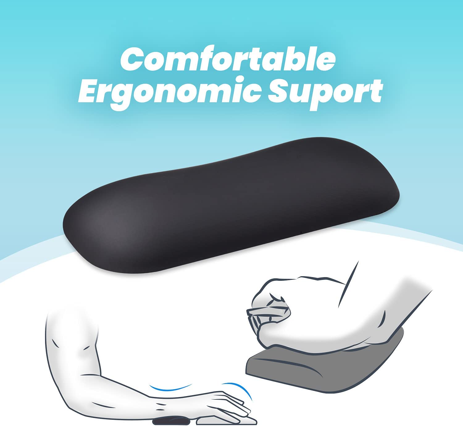 矽膠滑鼠護腕 電腦滑鼠護腕墊 減輕壓力 軟墊 舒壓 保護手腕 護腕