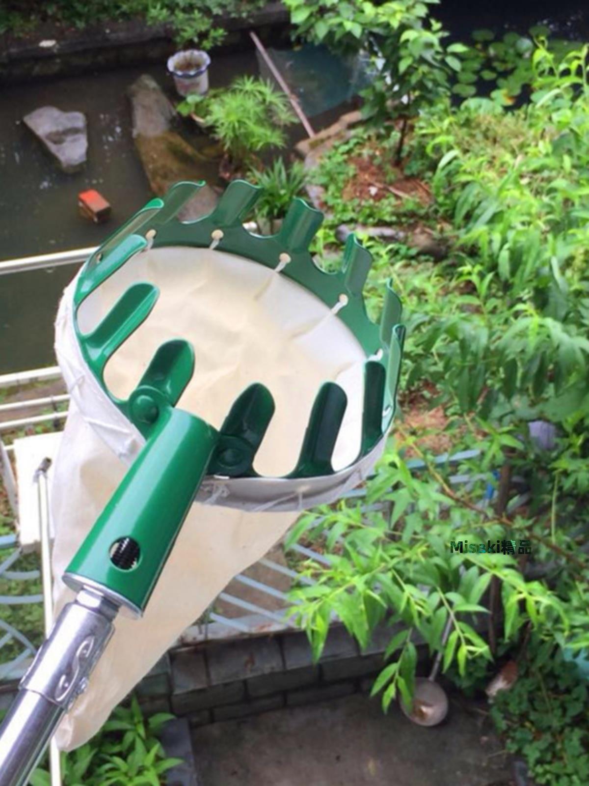 高空不銹鋼伸縮桿摘果子神器採水果工具楊梅手枇杷冬棗柿子楊桃杏-Misaki精品