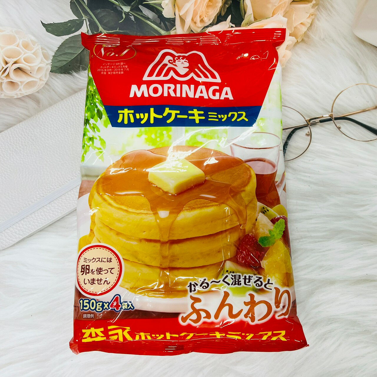 日本 MORINAGA 森永製果 德用鬆餅粉 600g (150g*4) 日本鬆餅粉｜全店$199免運