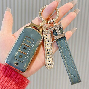 三菱 Mitsubishi 汽車鑰匙套 Outlander Pajero 鑰匙皮套 鑰匙盒 掛鑰匙 車鑰匙包扣圈