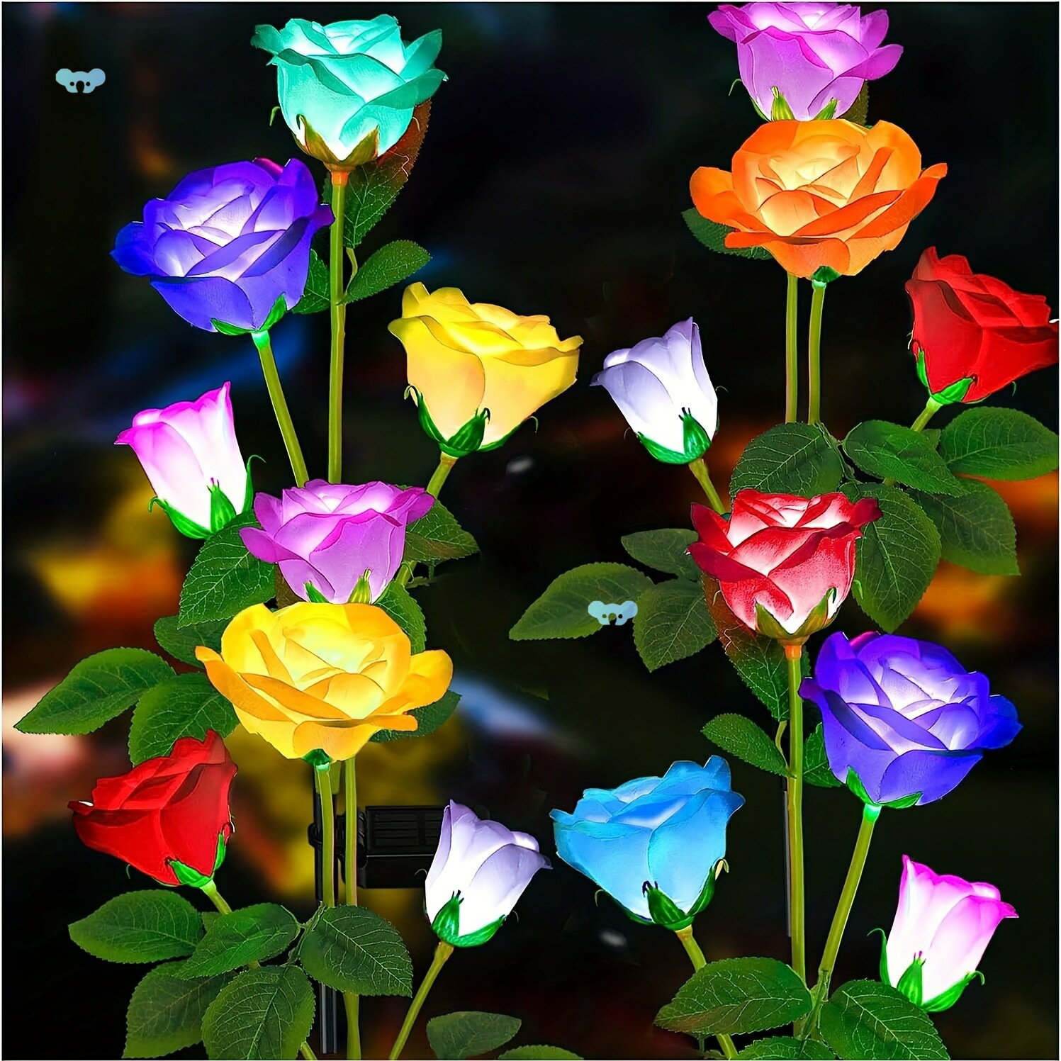 Solar Garden Lights Latest Version Outdoor Solar Lights, 7