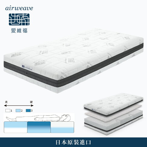 airweave 愛維福|單人加大 - 25公分多模式床墊S04 東奧概念款機能床墊 (日本原裝進口) 2
