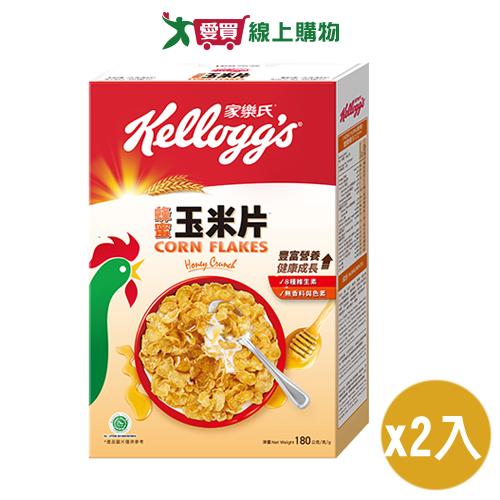 家樂氏 蜂蜜玉米片(180G)【兩入組】【愛買】