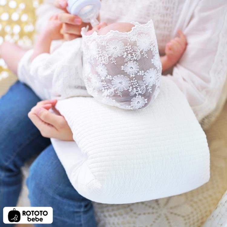 韓國rototobebe新生兒喂奶墊哺乳手墊護腰純棉透氣嬰兒多功能枕 全館免運