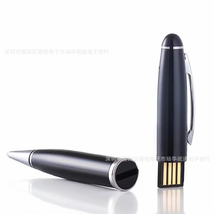 歐美跨境 筆形插卡存儲錄音筆 學習會議記錄寫字筆多功能降噪寫字