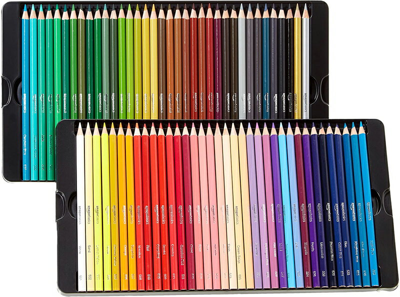 [9美國直購] 彩色鉛筆 AmazonBasics Soft Core Colored Pencils - 72-Count Set B07D94BYN7