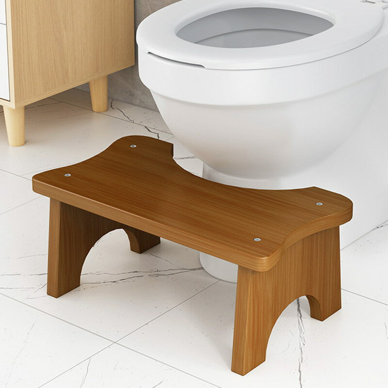 馬桶凳腳凳廁所蹲坑神器實木加厚腳踩小凳子衛生間成人防滑增高凳