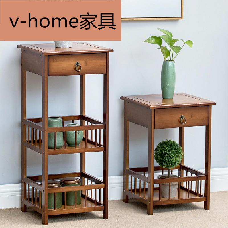 【優選百貨】茶擺茶架實木多層落地客廳小古董架置物架中式茶葉茶具擺件展示櫃